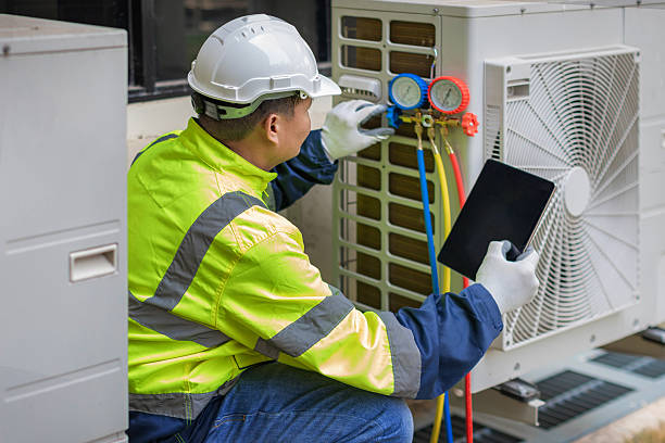 Professional Hvac technician working in Newberry, MI